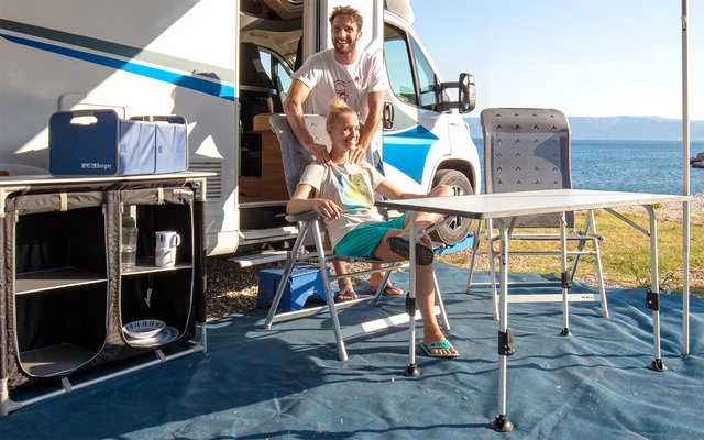 Berger Klappsessel Luxus XL Grau 4 Berger Klappsessel Luxus XL Grau – Bild 2