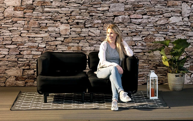 One Bar Element 1 Aufblasbarer Sessel / Sitzelement Light Grey / Green 3 One Bar Element 1 Aufblasbarer Sessel / Sitzelement Light Grey / Green