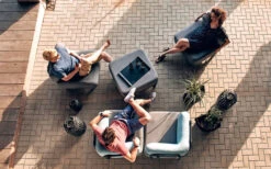 One Bar Element 2 Aufblasbarer Sessel / Sitzelement Dark Grey / Blue -Roben Peak Geschaft 365723 2596807 1