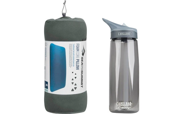 Sea To Summit FoamCore Kissen Regular, Grau 34x24x13cm 5 Sea To Summit FoamCore Kissen Regular, Grau 34x24x13cm – Bild 3