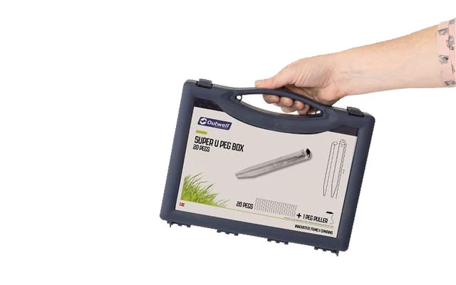 Outwell Super U Heringe Box Silber 3 Outwell Super U Heringe Box Silber