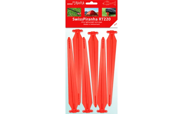 Swiss Piranha RT220 Zelthering Rot 22 Cm Einzeln 9 Swiss Piranha RT220 Zelthering Rot 22 Cm Einzeln – Bild 7