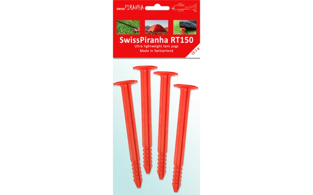 Swiss Piranha RT150 Zelthering Rot 15 Cm Einzeln 8 Swiss Piranha RT150 Zelthering Rot 15 Cm Einzeln – Bild 6