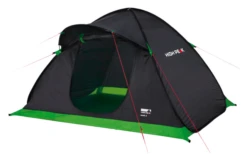 High Peak Swift 3 Einfachdach Pop Up Kuppelzelt Für 3 Personen Phantom Grün -Roben Peak Geschaft 711380 4828475