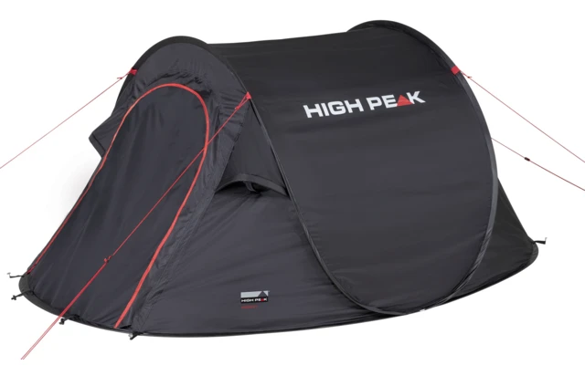 High Peak Vision 3 Einfachdach 3 Personen Pop Up Wurfzelt Schwarz 9 High Peak Vision 3 Einfachdach 3 Personen Pop Up Wurfzelt Schwarz – Bild 7