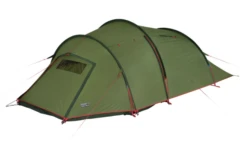 High Peak Falcon 3 LW Lightweight 3 Personen Tunnelzelt Aluminium Gestänge Olive/rot -Roben Peak Geschaft 733028 4904024