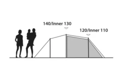 Outwell Earth 2 Doppelbeschichtetes Zelt -Roben Peak Geschaft 790742 5217254